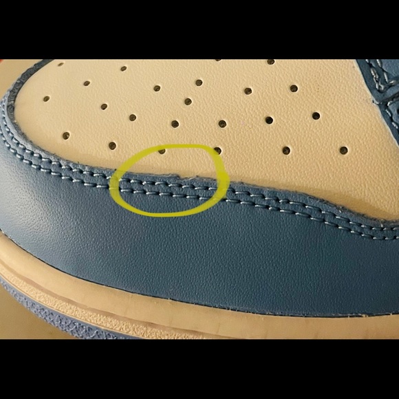 Nike Dunk Low Retro University Blue sz 14 - Picture 3 of 5